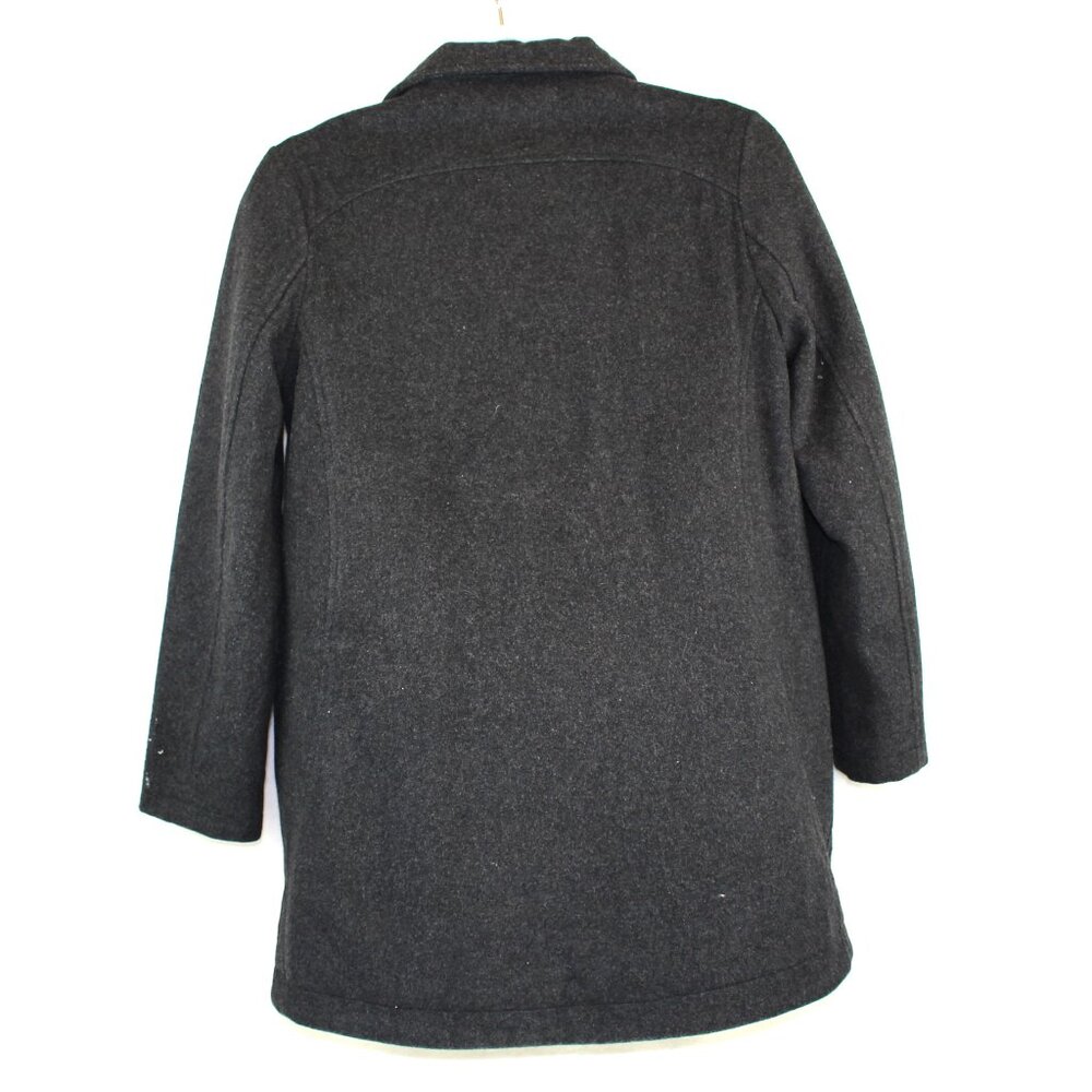 Pendleton Hidden Button High Neck Wool Long Coat … - image 2